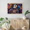 Diamond Painting Kits for Adults - Skeleton DIY 5D Diamond Art Kits Full Drill Halloween Diamond Dots Paintings with Flowers Diamonds Gem Art and Crafts Home Decor 12x16inch